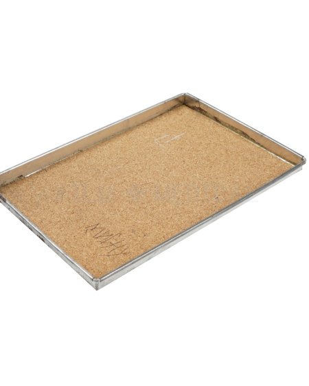 Stainless Steel Tray With Cork Base